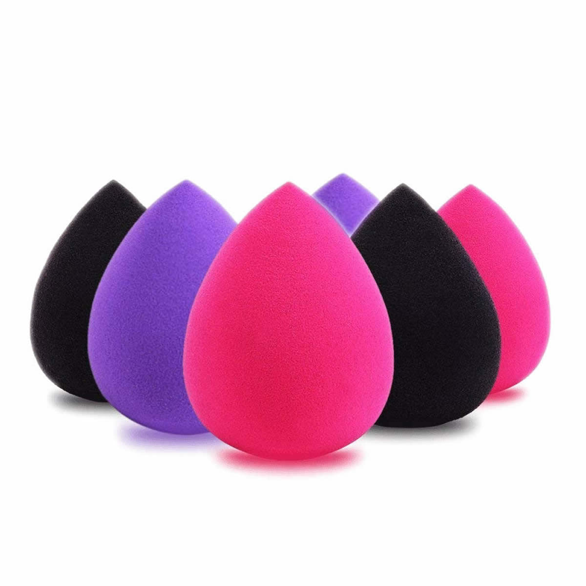 Good Living In Style Makeup Applicator 6 Piece Sponge Set - fashion finesse accessories