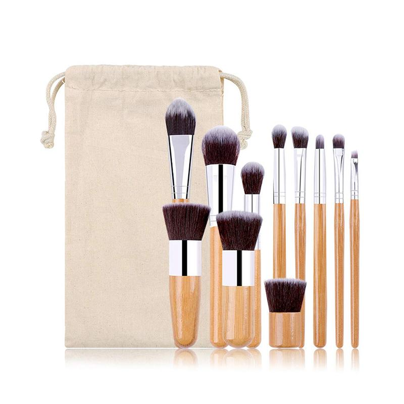 Lucky Beauty Bamboo Brush Set of 11 pcs - fashion finesse accessories