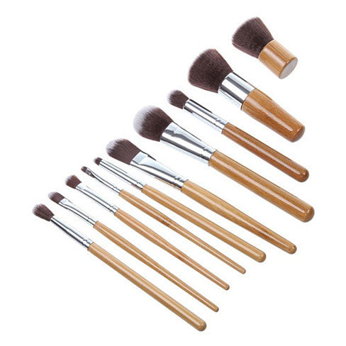 Lucky Beauty Bamboo Brush Set of 11 pcs - fashion finesse accessories