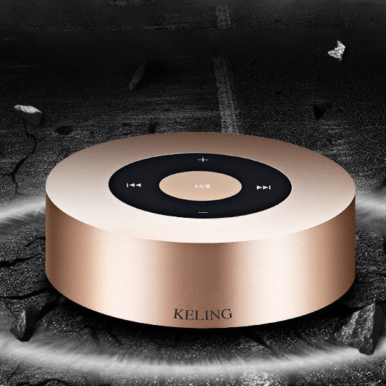 Minimal Metallic Bluetooth Speaker and MP3 Player - fashion finesse accessories