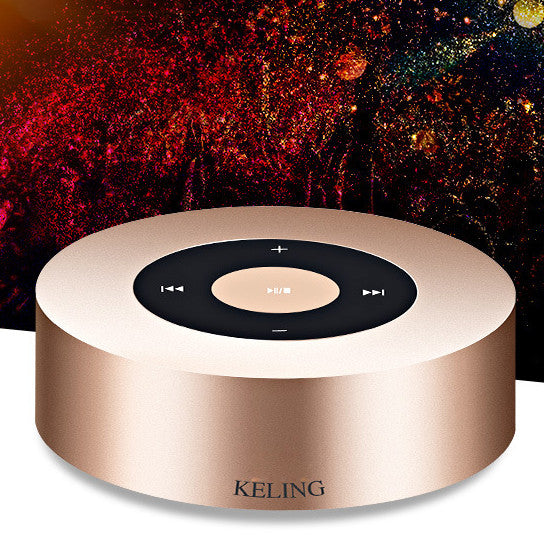 Minimal Metallic Bluetooth Speaker and MP3 Player - fashion finesse accessories