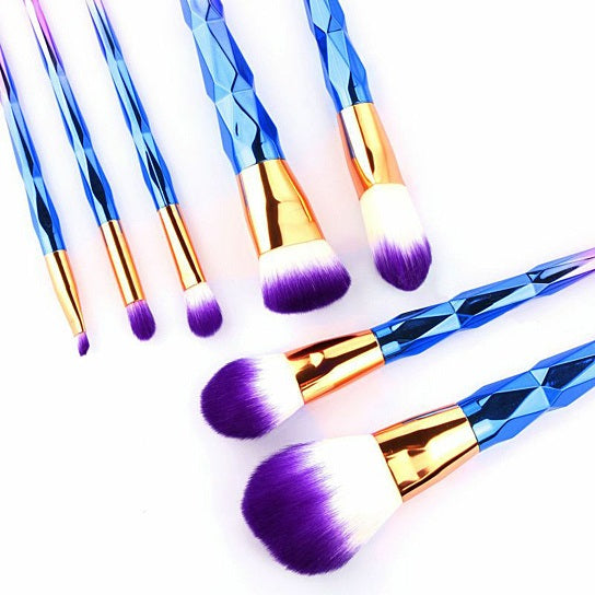 Unicorn Exotic Beauty Enhancer Cosmetic Brush Set Of 7 - fashion finesse accessories