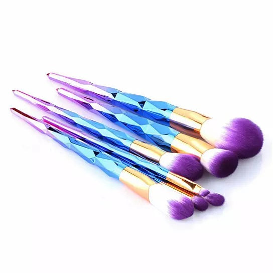 Unicorn Exotic Beauty Enhancer Cosmetic Brush Set Of 7 - fashion finesse accessories