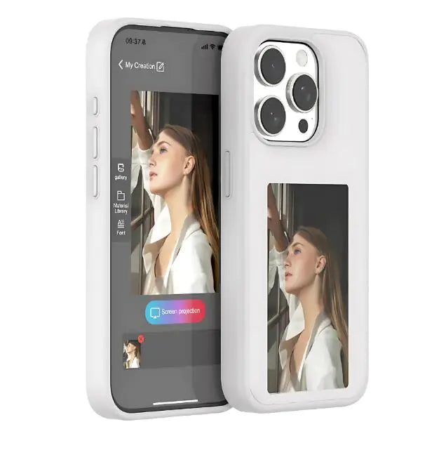 Innovative E-Ink Phone Case for iPhone, Samsung, and More - NFC, Snap Frame™, and Color Display Options