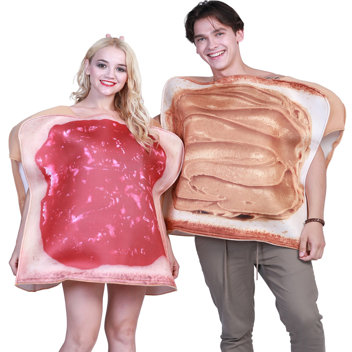 Halloween Couple Jam Food Set Halloween Party Dress Up Costumes