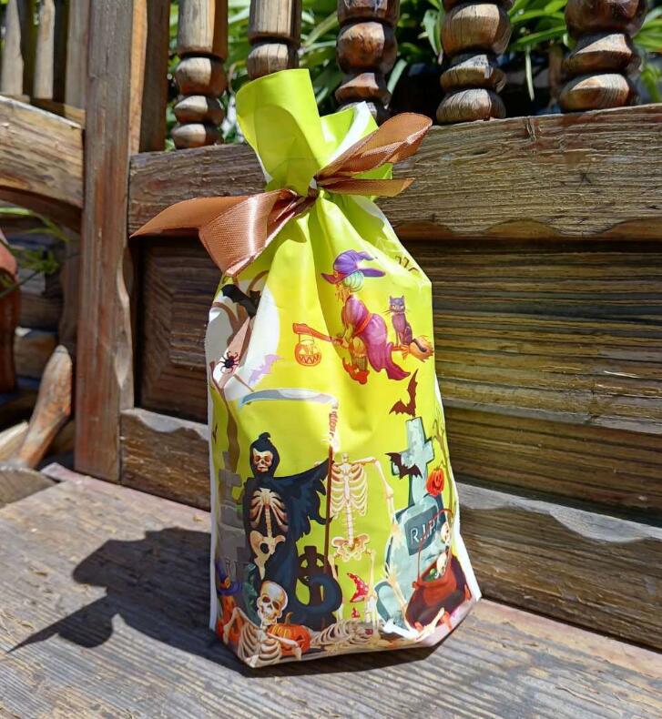 50pcs Halloween Gift Bag Drawstring Pocket