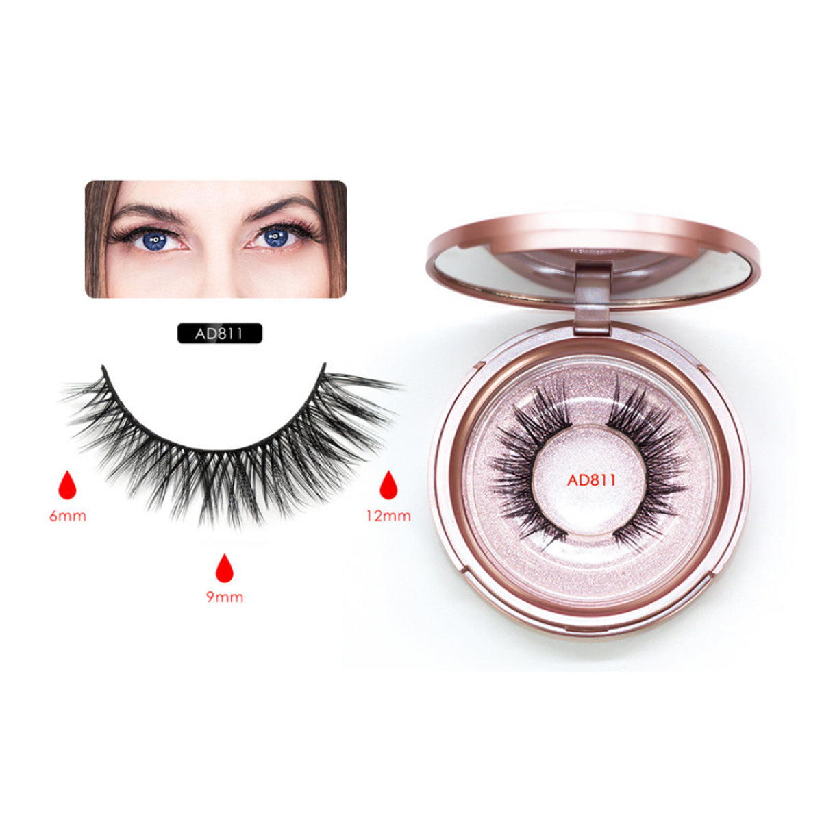 Sweet Eyes Magnetic Eyeliner And Eyelashes Kit - fashion finesse accessories