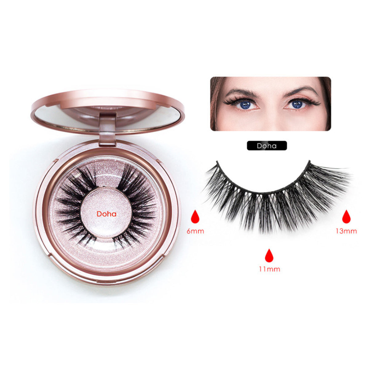 Sweet Eyes Magnetic Eyeliner And Eyelashes Kit - fashion finesse accessories