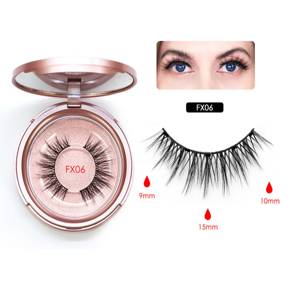 Sweet Eyes Magnetic Eyeliner And Eyelashes Kit - fashion finesse accessories