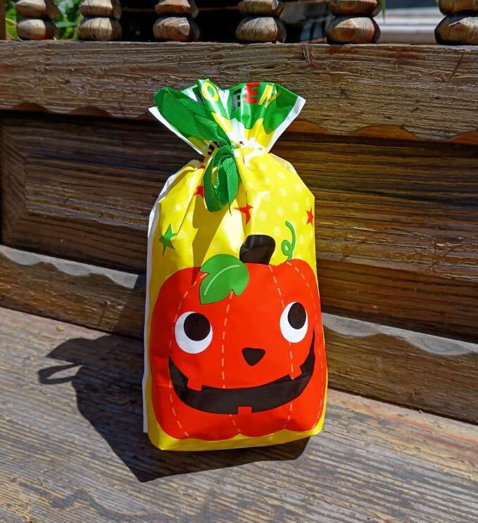 50pcs Halloween Gift Bag Drawstring Pocket