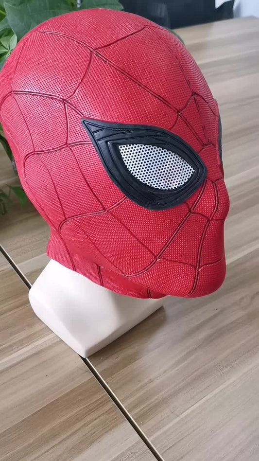 Spider Man hero mask headgear new latex Halloween Cosplay peripheral props