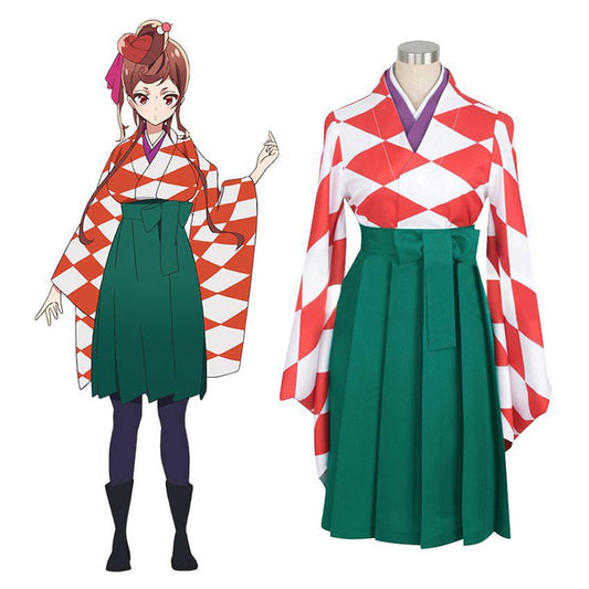 ZOMBIE LAND SAGA Yugiri Cosplay Costume Kimono Outfit Dress Halloween Carnival Suit