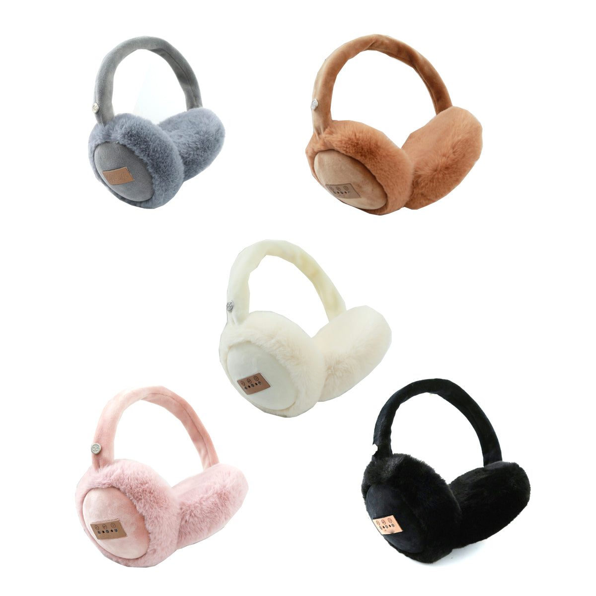 Fuzzy Wuzzy Bluetooth Headphones - Cozy, Foldable, and Wireless