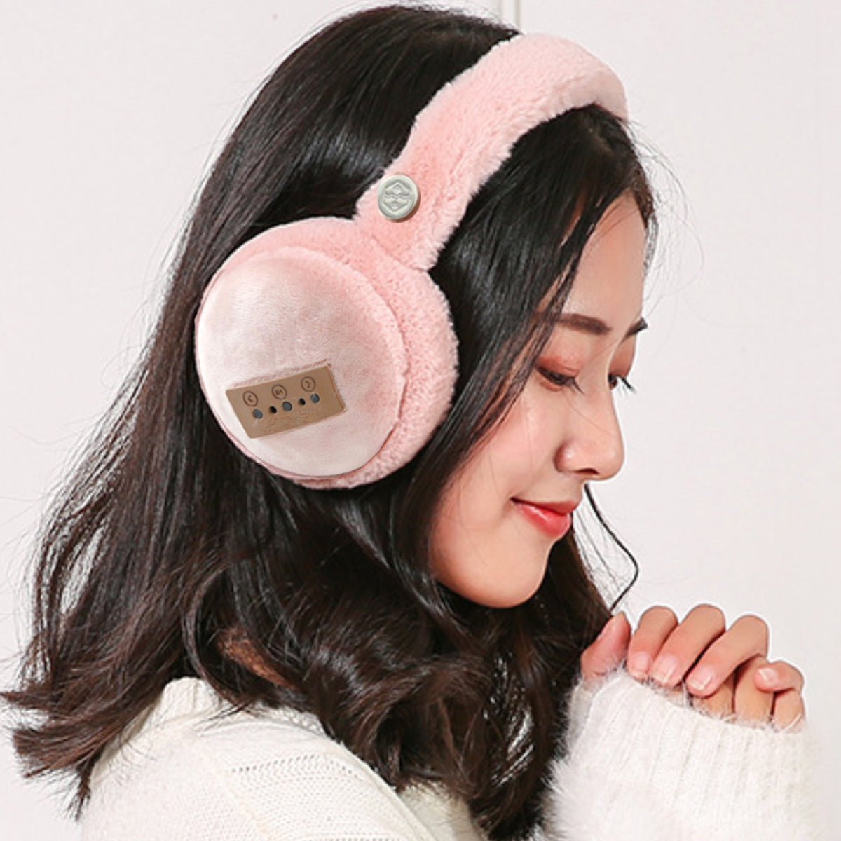 Fuzzy Wuzzy Bluetooth Headphones - Cozy, Foldable, and Wireless