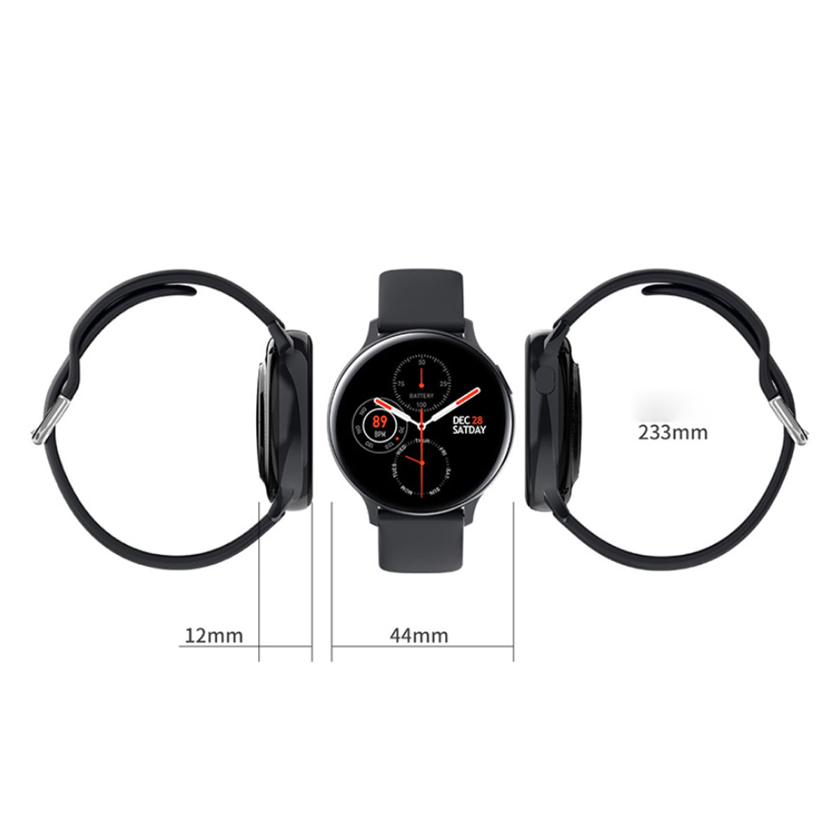 Smart Watch Round Face  Health Monitoring and Activity Tracker