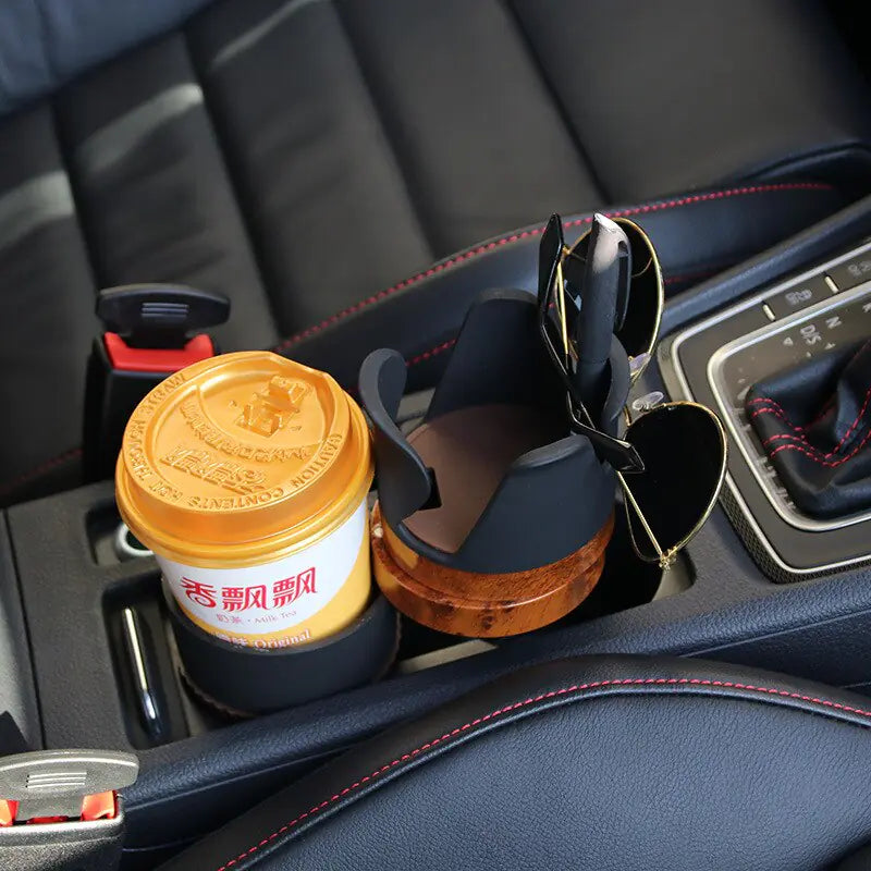 Multi-Functional 4-in-1 Rotatable Car Cup Holder - Space Saver - fashion finesse accessories