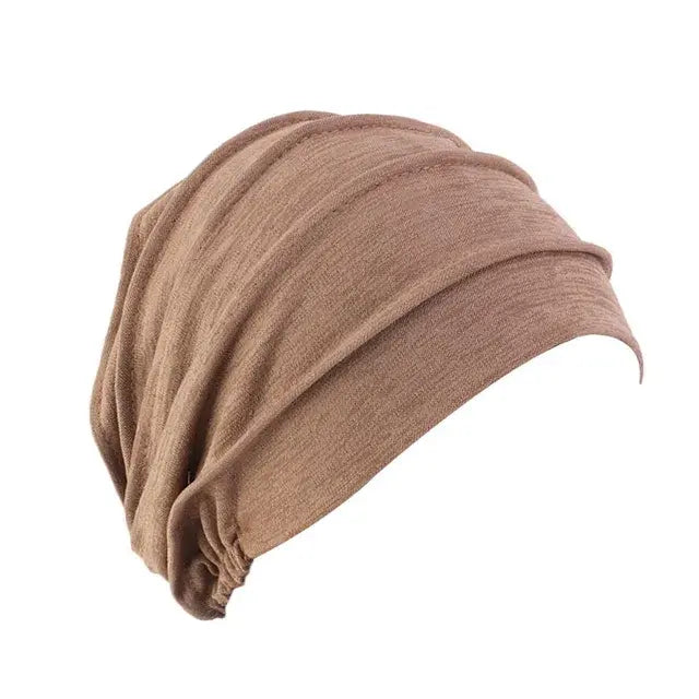 Stylish Elastic Turban Hat for Women - Comfortable & Versatile Headwear - fashion finesse accessories