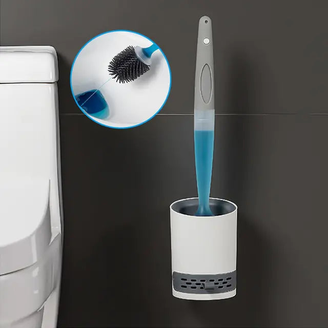 Toilet Brush Silicone - fashion finesse accessories