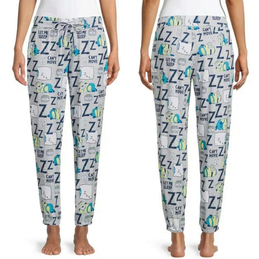 Ladies Minions 2 Themed Sleep Joggers with Pockets in Extra Small