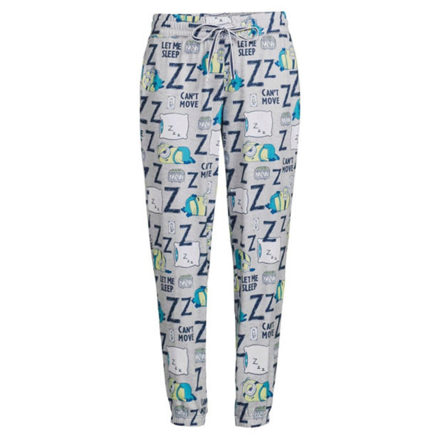 Ladies Minions 2 Themed Sleep Joggers with Pockets in Extra Small