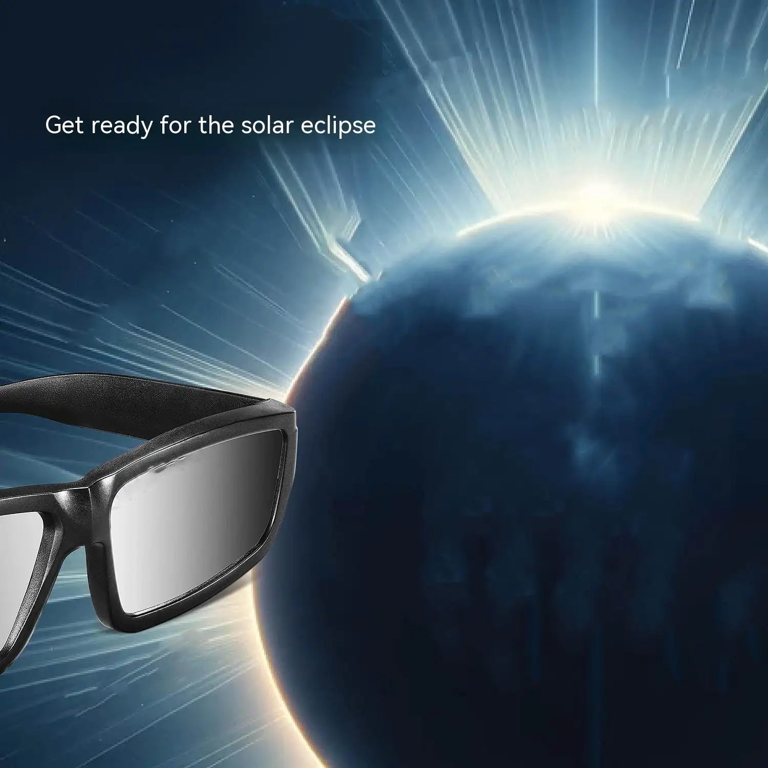 Premium UV-Protective Solar Eclipse Glasses with Durable PVC Frame - fashion finesse accessories