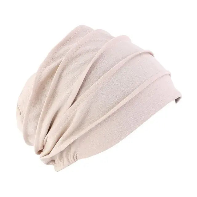 Stylish Elastic Turban Hat for Women - Comfortable & Versatile Headwear - fashion finesse accessories