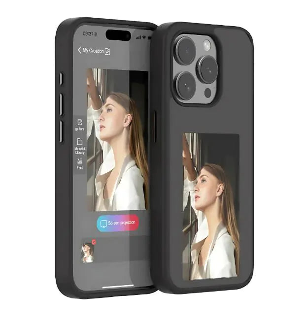 Innovative E-Ink Phone Case for iPhone, Samsung, and More - NFC, Snap Frame™, and Color Display Options