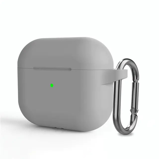 Airpods pro 3rd generation silicone charging cases with Carabiner ring holder - fashion finesse accessories