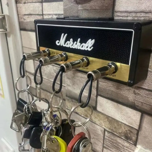 Marshall-Inspired Guitar Plug Keychain Holder - Organize in Style - fashion finesse accessories