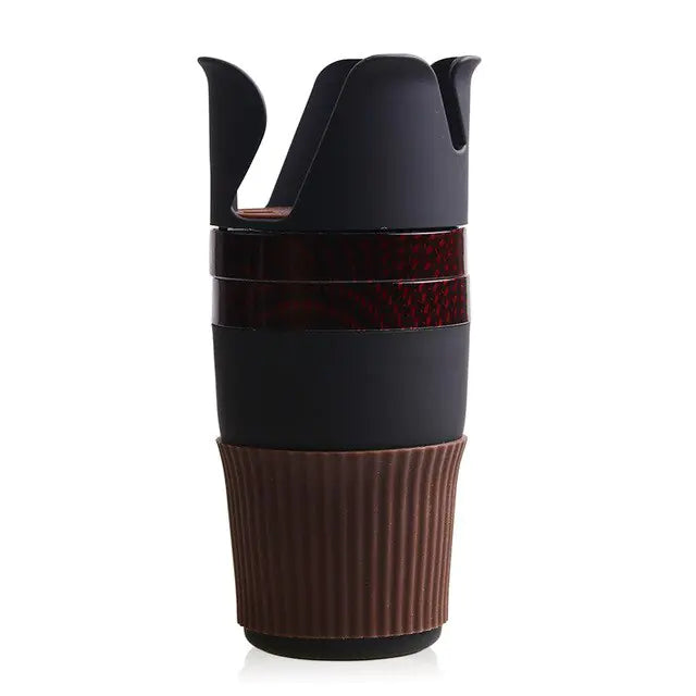 Multi-Functional 4-in-1 Rotatable Car Cup Holder - Space Saver - fashion finesse accessories