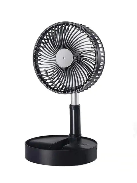 Rechargeable Folding Stand Fan - fashion finesse accessories