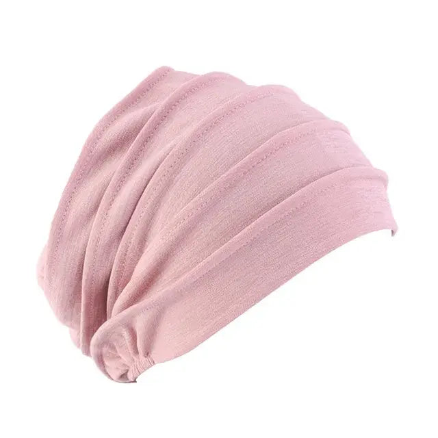 Stylish Elastic Turban Hat for Women - Comfortable & Versatile Headwear - fashion finesse accessories