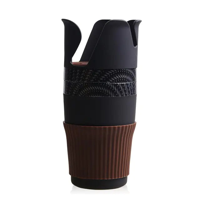 Multi-Functional 4-in-1 Rotatable Car Cup Holder - Space Saver - fashion finesse accessories