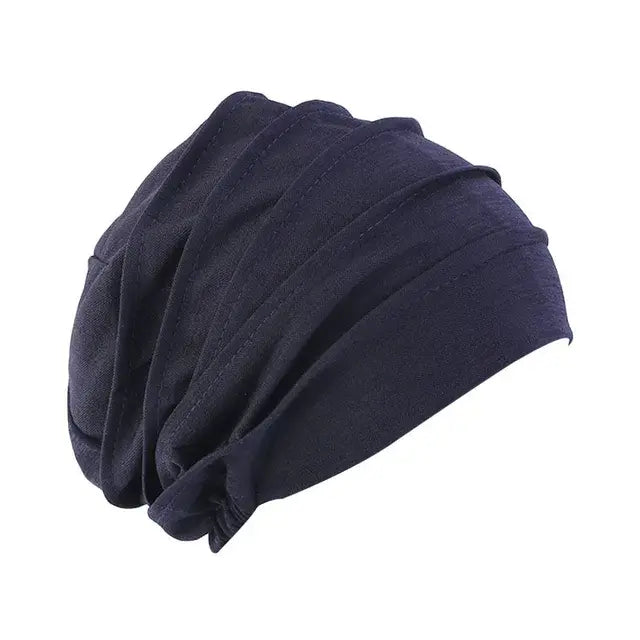 Stylish Elastic Turban Hat for Women - Comfortable & Versatile Headwear - fashion finesse accessories