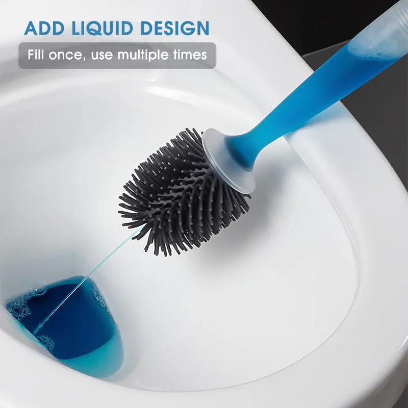 Toilet Brush Silicone - fashion finesse accessories