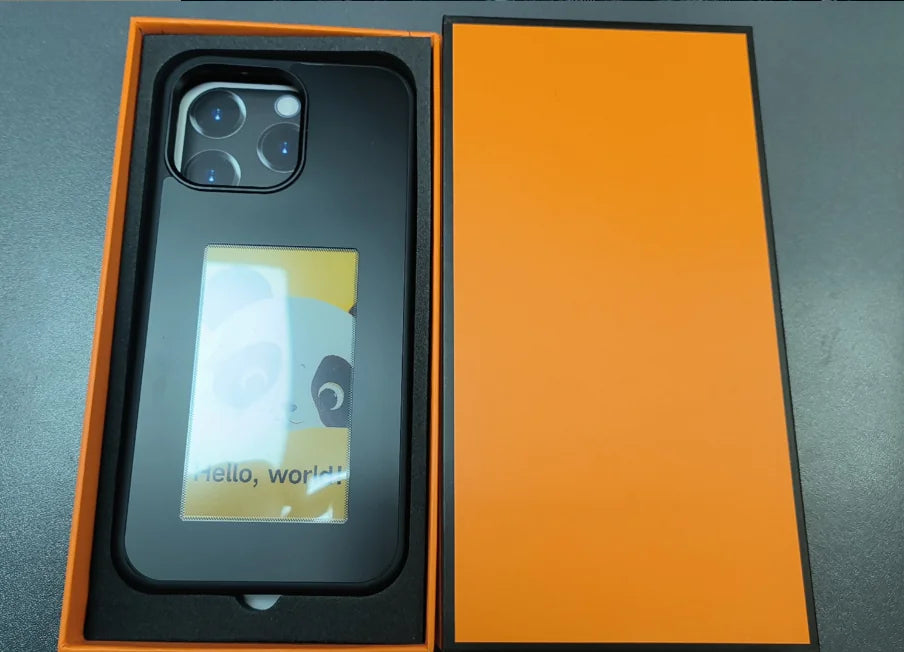 Innovative E-Ink Phone Case for iPhone, Samsung, and More - NFC, Snap Frame™, and Color Display Options