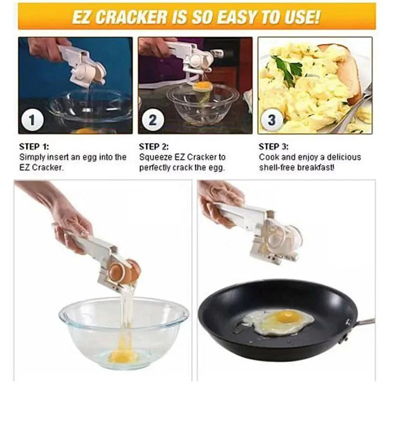 Handheld Egg Cracker - fashion finesse accessories