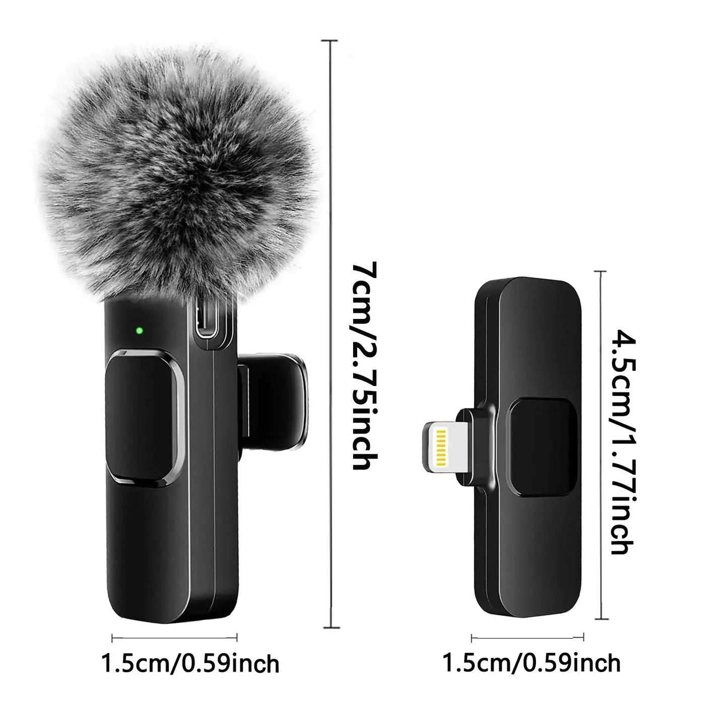 Rechargeable Wireless Microphone - fashion finesse accessories