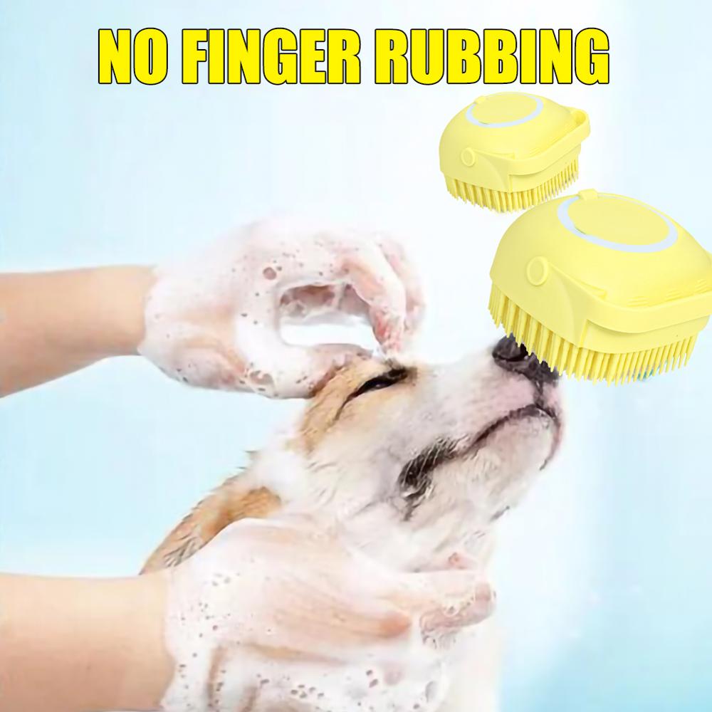 Cute Dog Bath Brush - fashion finesse accessories