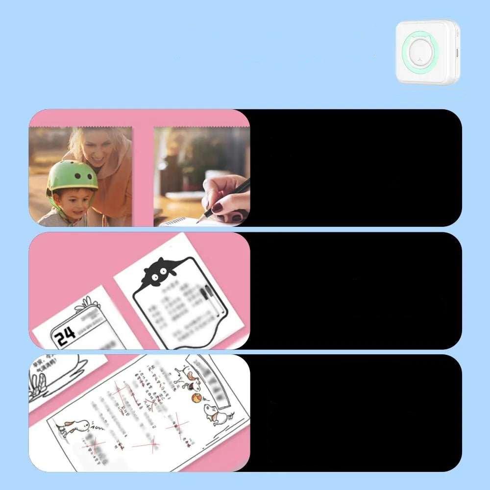 Mini Printer Portable Thermal Stickers - fashion finesse accessories