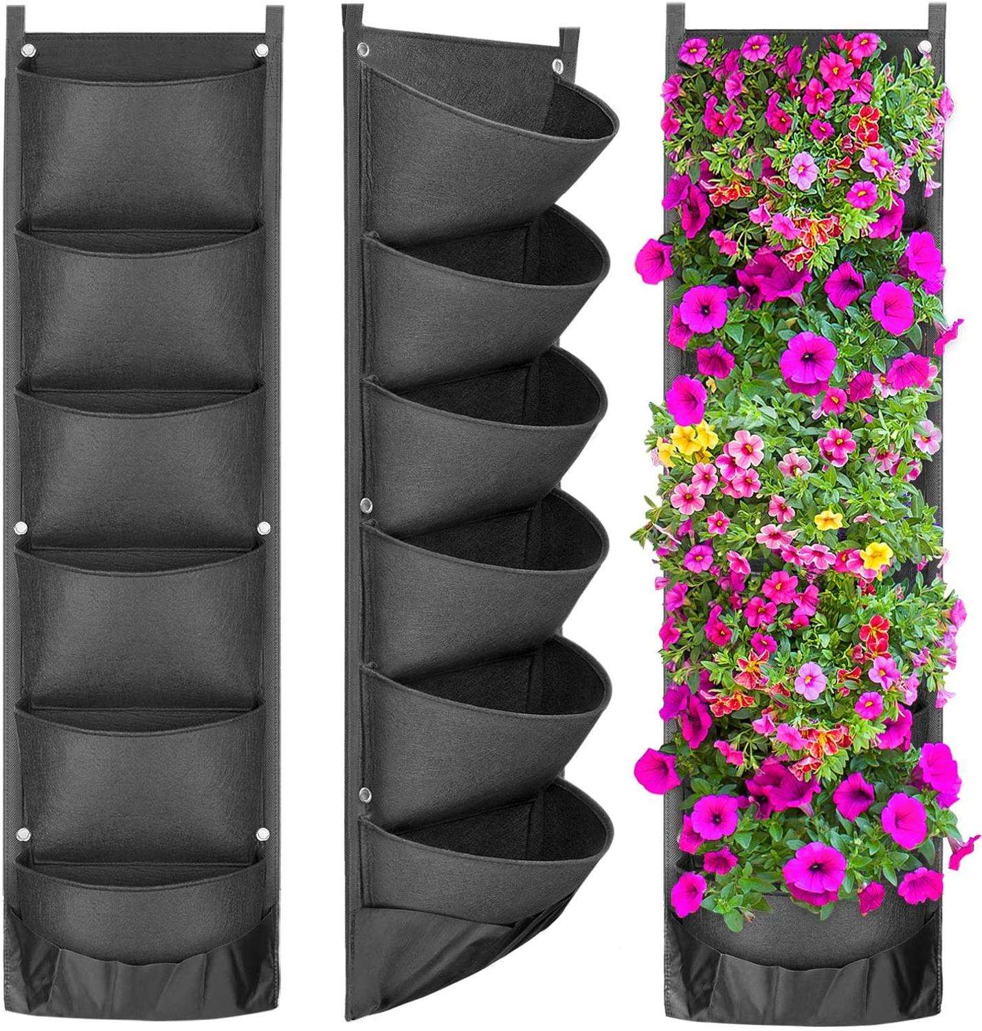 Vertical Hanging Garden Flower Pots - fashion finesse accessories