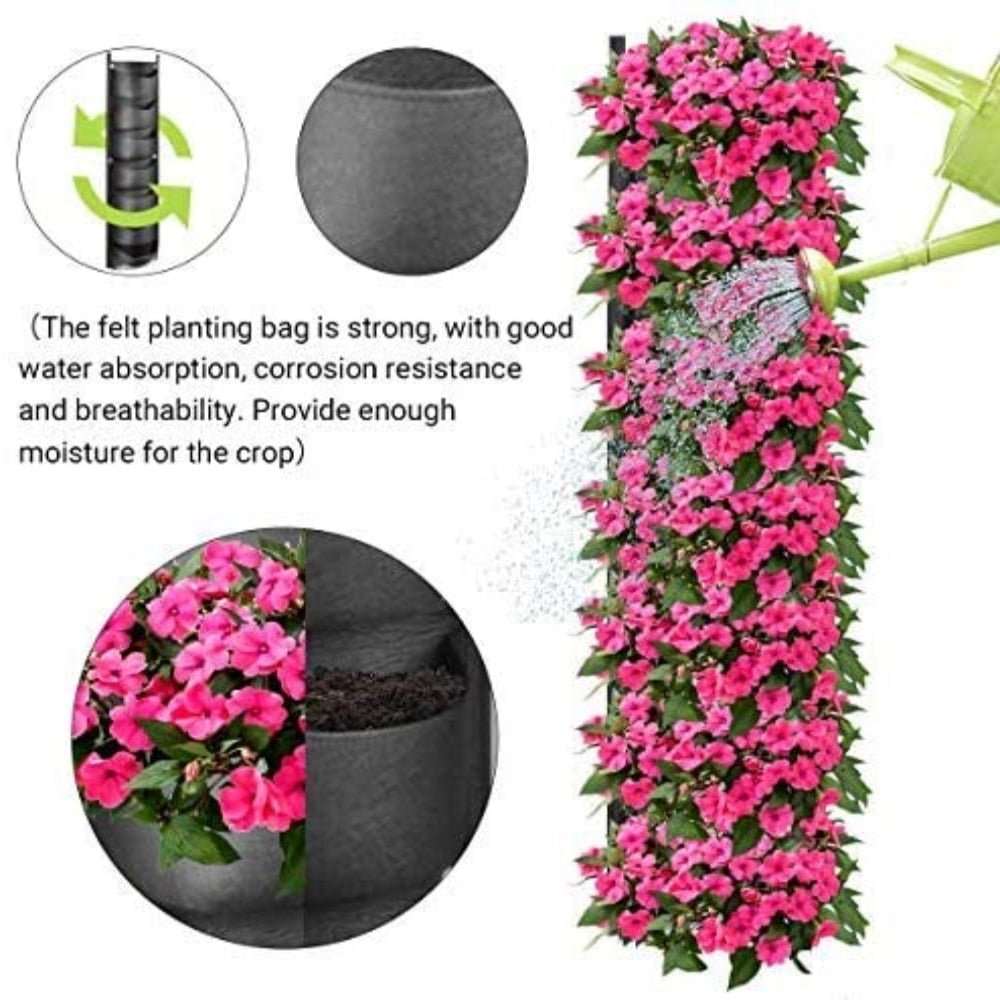 Vertical Hanging Garden Flower Pots - fashion finesse accessories